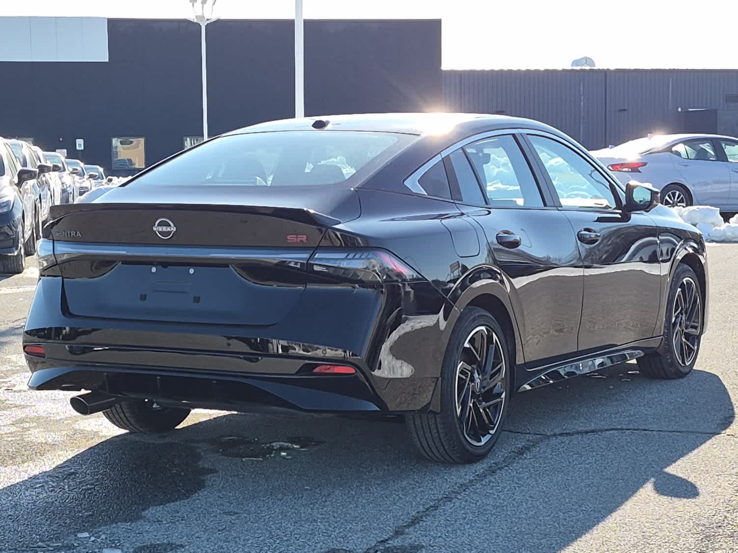 2026 Nissan Sentra SR - Super Black exterior view 3
