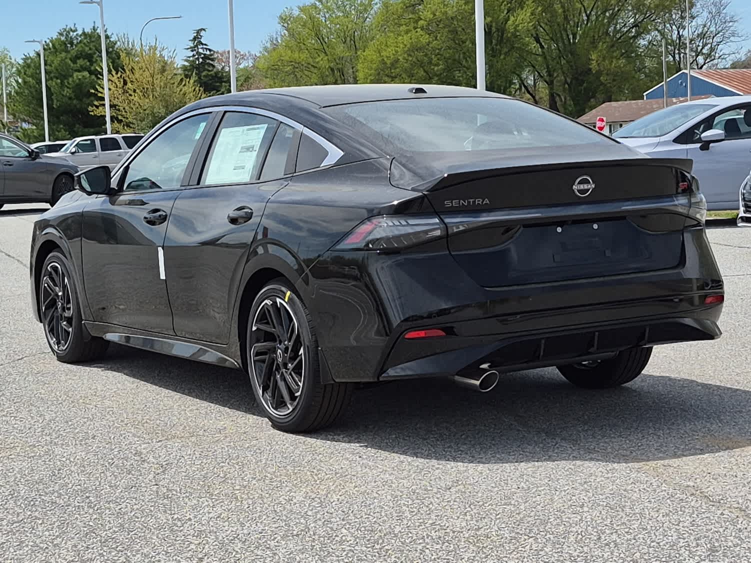 2026 Nissan Sentra SR - Super Black exterior view 4