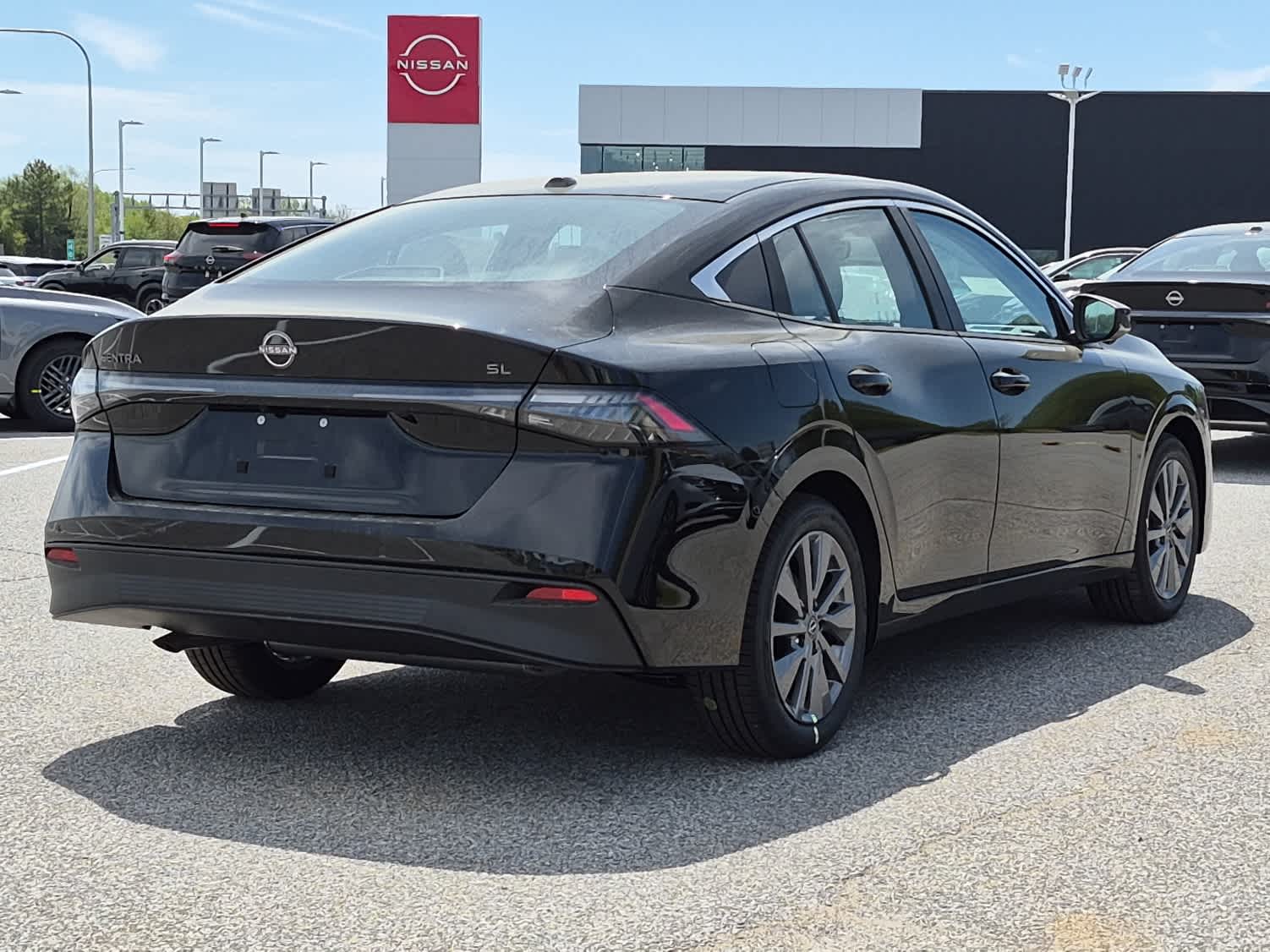 2026 Nissan Sentra SL - Super Black exterior view 3