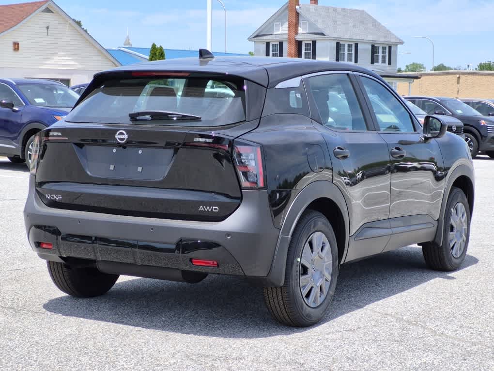 2026 Nissan Kicks S - Super Black exterior view 3