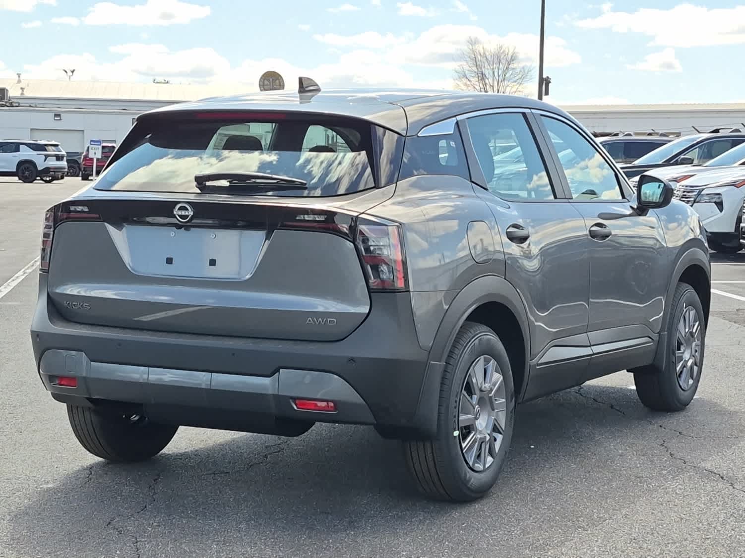 2026 Nissan Kicks S - Gun Metallic exterior view 3