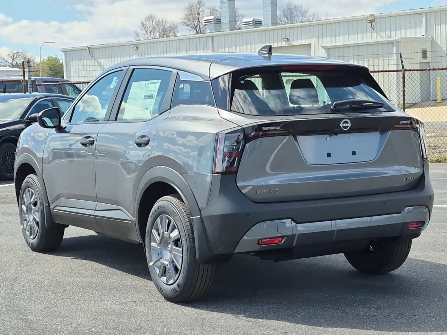2026 Nissan Kicks S - Gun Metallic exterior view 4
