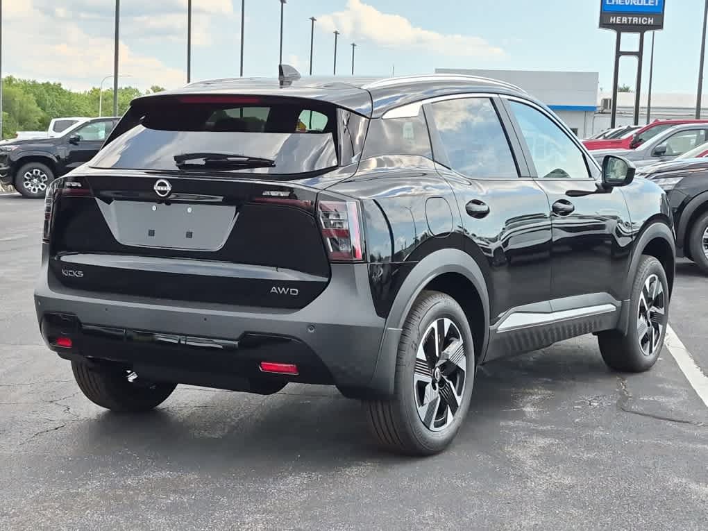 2026 Nissan Kicks SV - Super Black exterior view 3