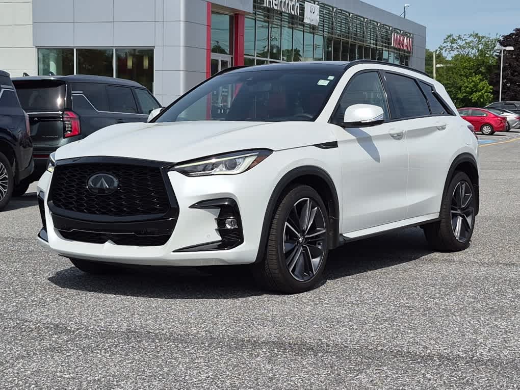 2023 INFINITI QX50 SPORT - Radiant White exterior view 1