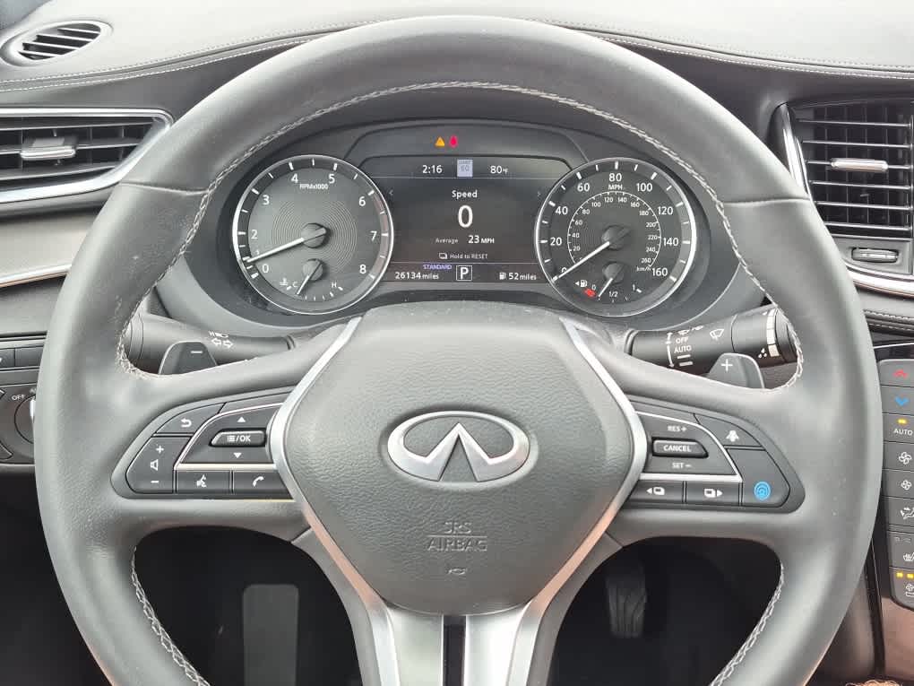 2023 INFINITI QX55 ESSENTIAL - Black Obsidian exterior view 16