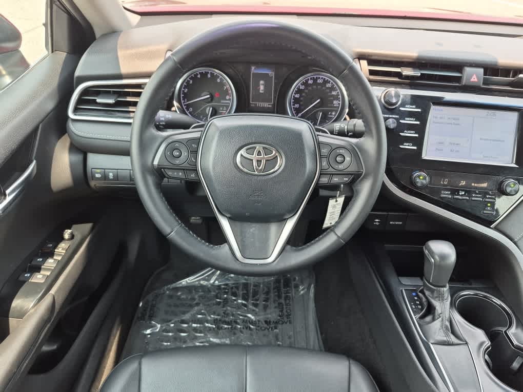 2018 Toyota Camry SE - Ruby Flare Pearl exterior view 8