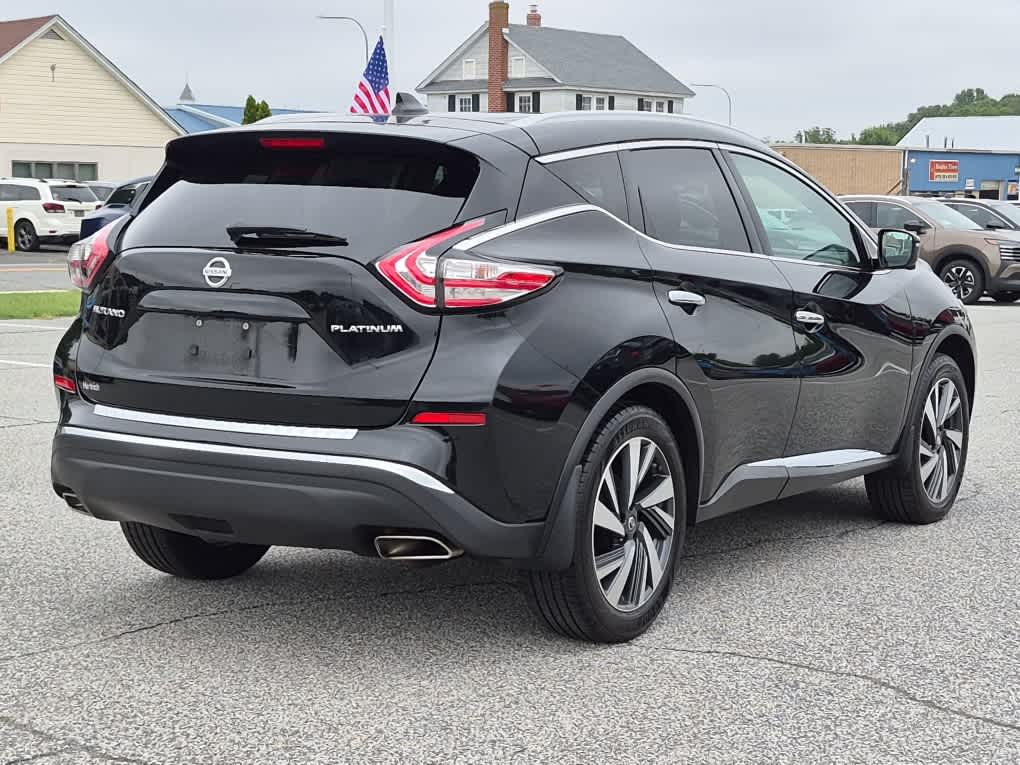 2018 Nissan Murano Platinum - Magnetic Black Metallic exterior view 3