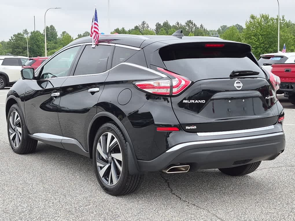 2018 Nissan Murano Platinum - Magnetic Black Metallic exterior view 4