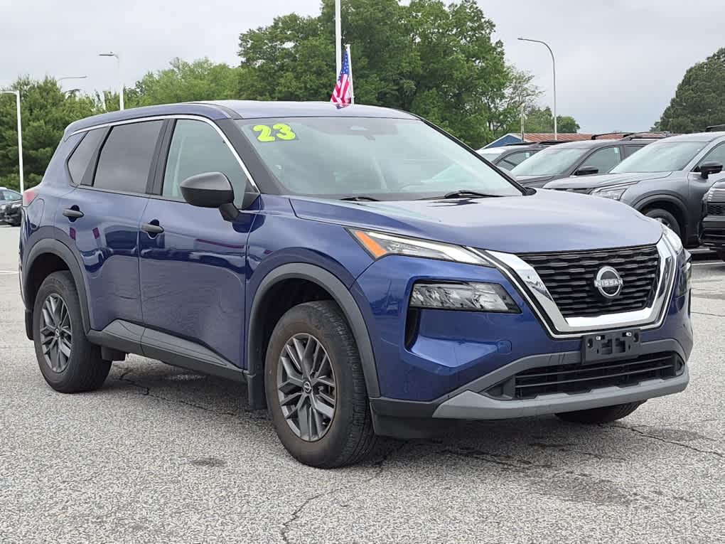2023 Nissan Rogue S - Caspian Blue Metallic exterior view 2
