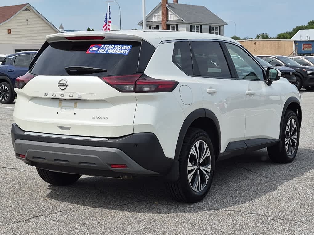 2023 Nissan Rogue SV - Pearl White Tricoat exterior view 3