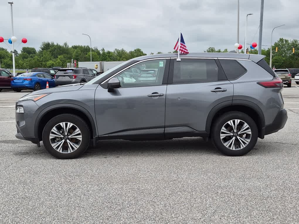 2023 Nissan Rogue SV - Gun Metallic exterior view 5