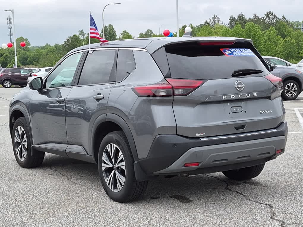 2023 Nissan Rogue SV - Gun Metallic exterior view 4