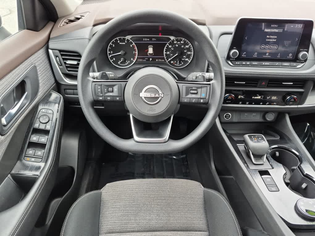 2023 Nissan Rogue SV - Gun Metallic exterior view 8