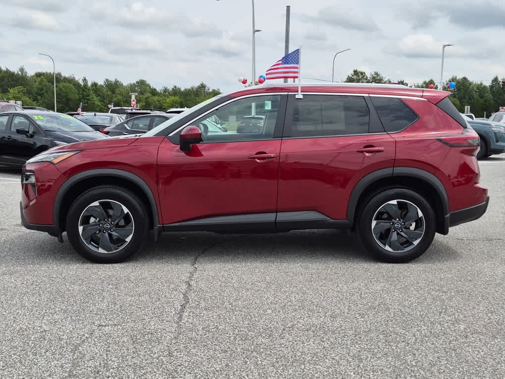 2024 Nissan Rogue SV - Scarlet Ember Tintcoat exterior view 5