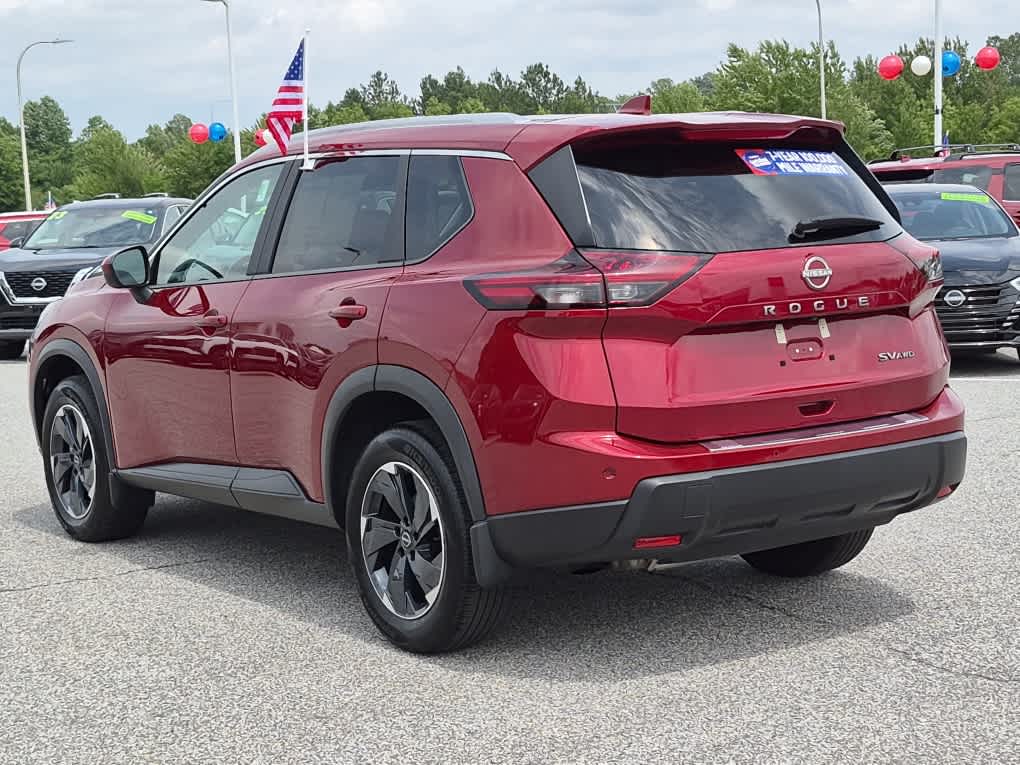 2024 Nissan Rogue SV - Scarlet Ember Tintcoat exterior view 4