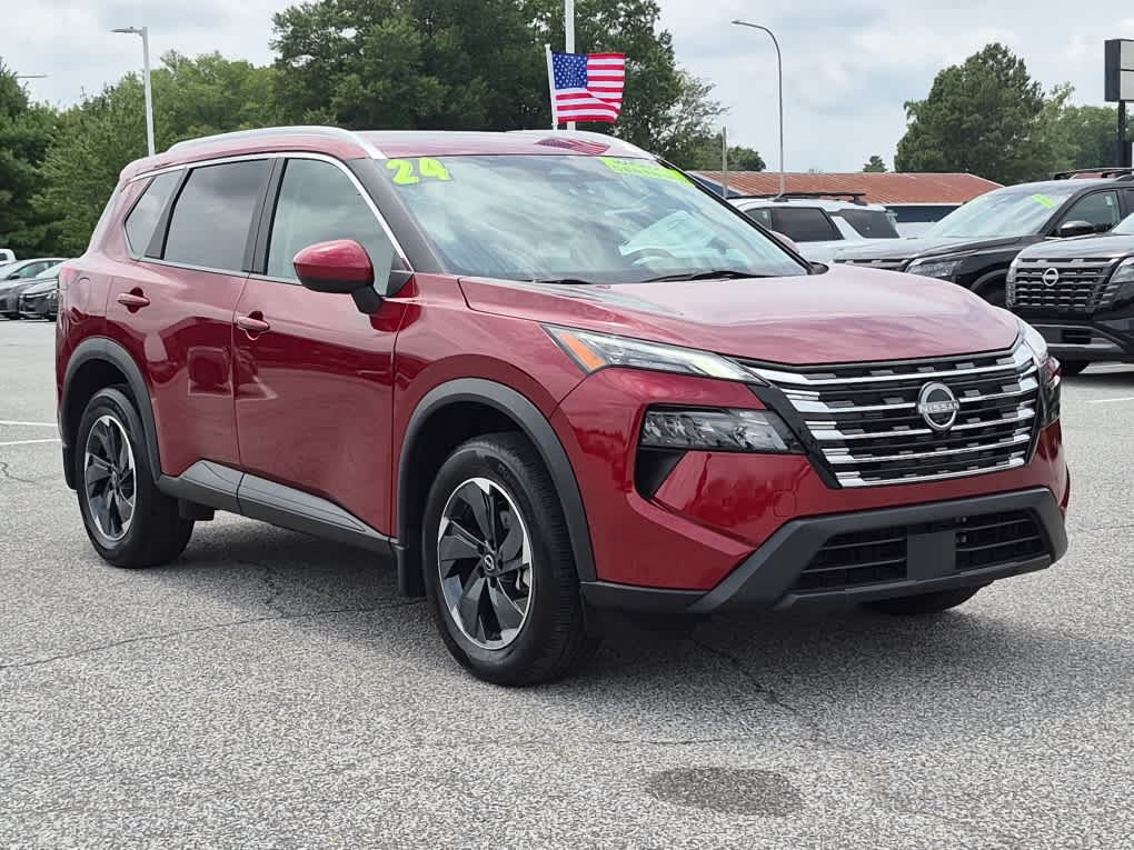 2024 Nissan Rogue SV - Scarlet Ember Tintcoat exterior view 2