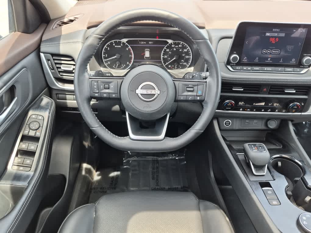 2023 Nissan Rogue SV - Gun Metallic exterior view 8