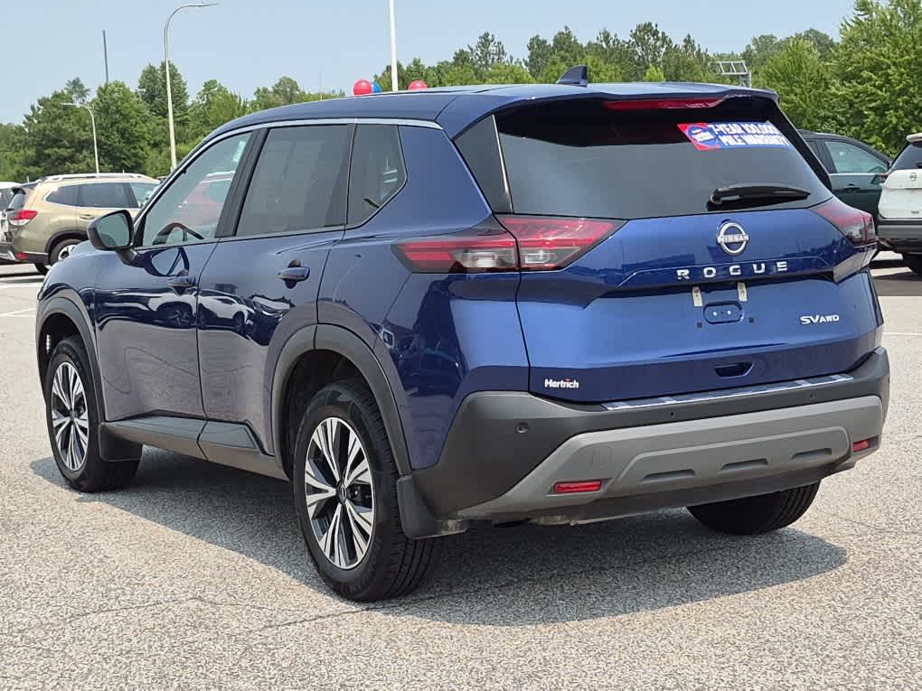 2023 Nissan Rogue SV - Caspian Blue Metallic exterior view 4