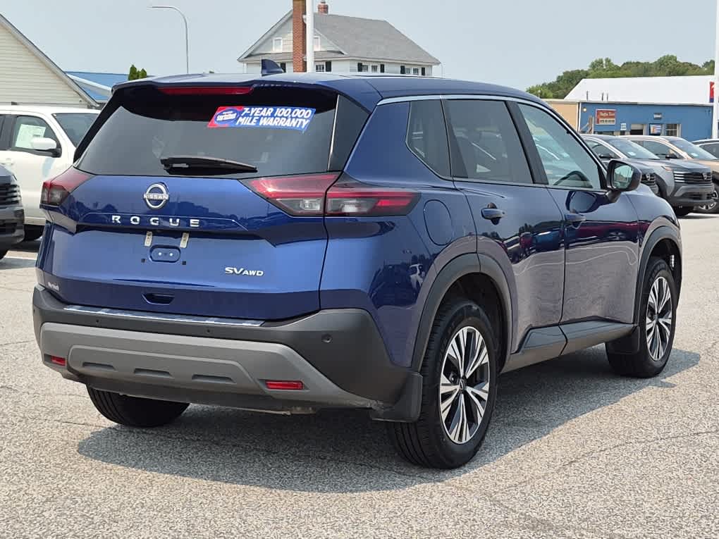 2023 Nissan Rogue SV - Caspian Blue Metallic exterior view 3