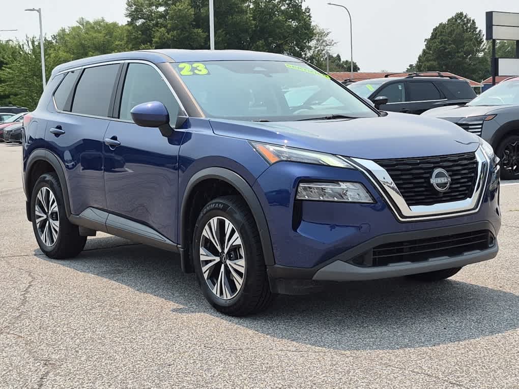 2023 Nissan Rogue SV - Caspian Blue Metallic exterior view 2