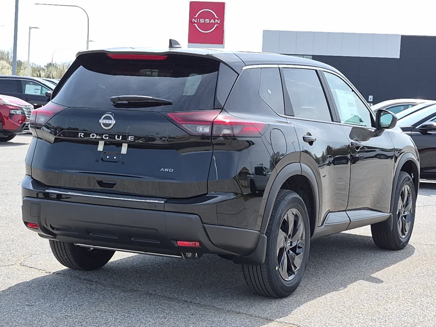 2026 Nissan Rogue SV - Super Black exterior view 3