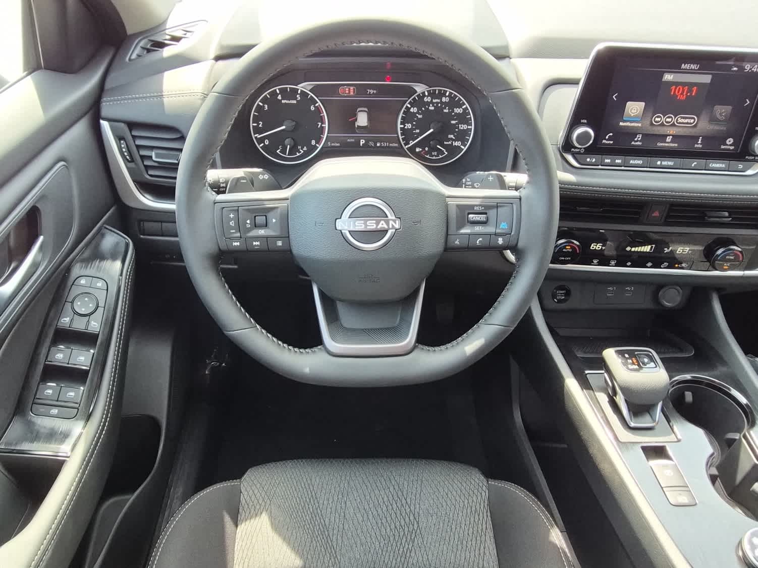 2026 Nissan Rogue SV - Super Black exterior view 8