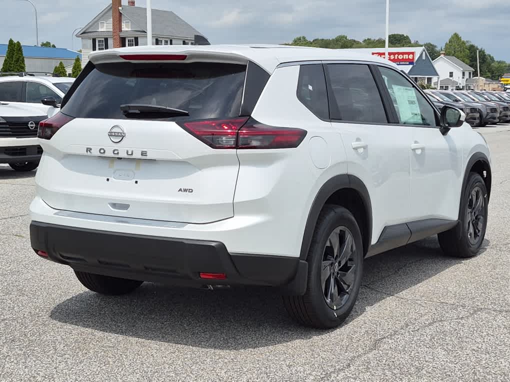 2026 Nissan Rogue SV - Everest White Pearl Tricoat exterior view 3