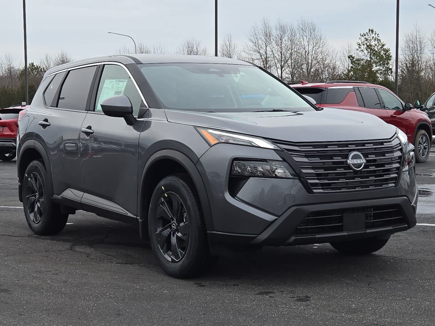 2026 Nissan Rogue SV - Gun Metallic exterior view 2