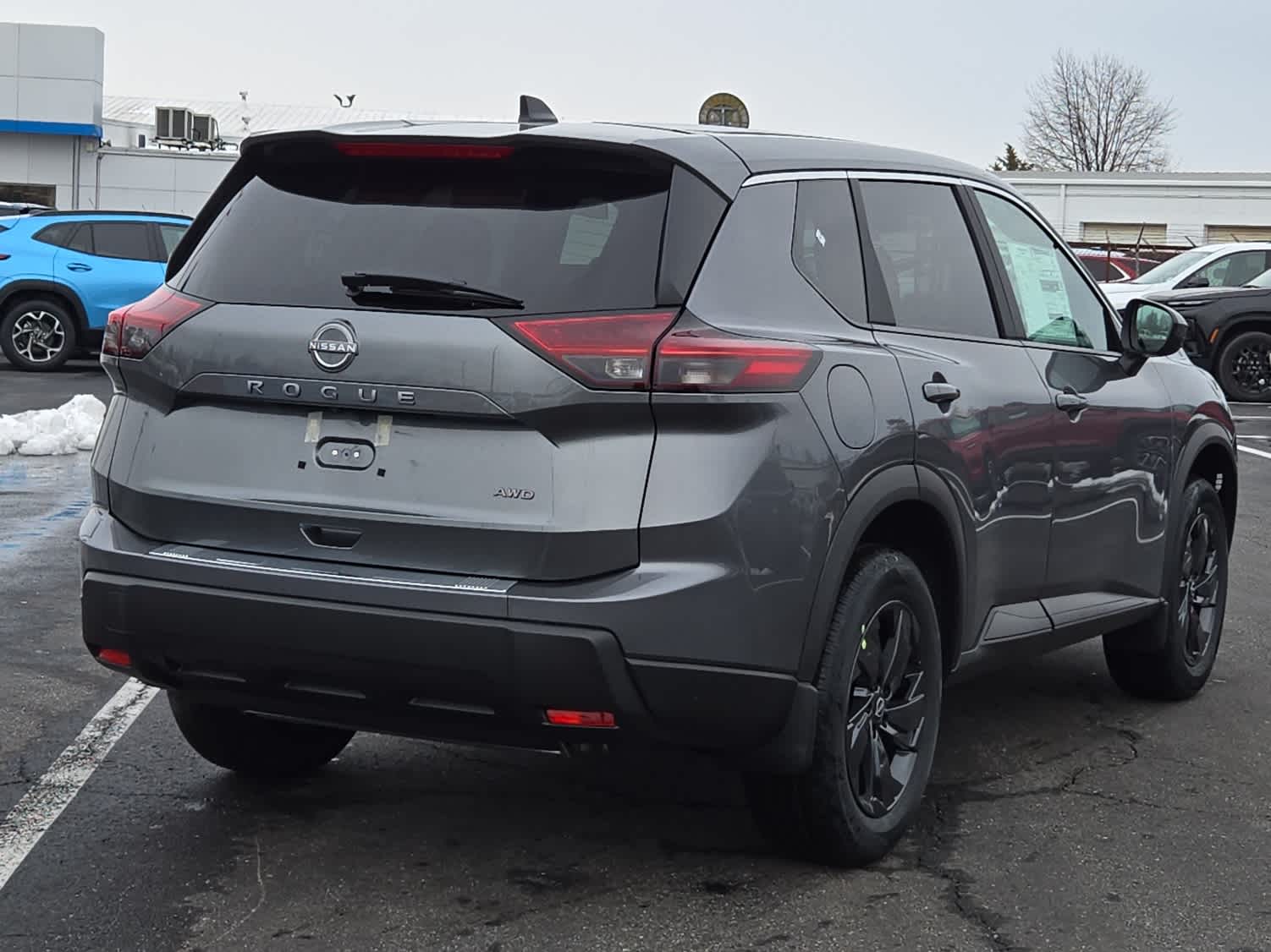 2026 Nissan Rogue SV - Gun Metallic exterior view 3