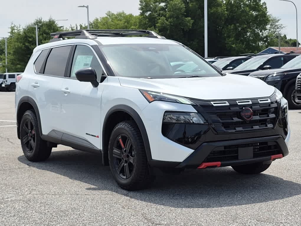 2026 Nissan Rogue Rock Creek - Everest White Pearl Tricoat exterior view 2