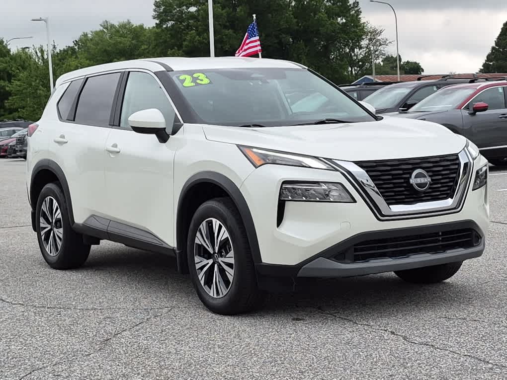 2023 Nissan Rogue SV - Pearl White Tricoat exterior view 2
