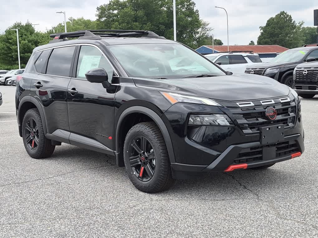 2026 Nissan Rogue Rock Creek - Super Black exterior view 2