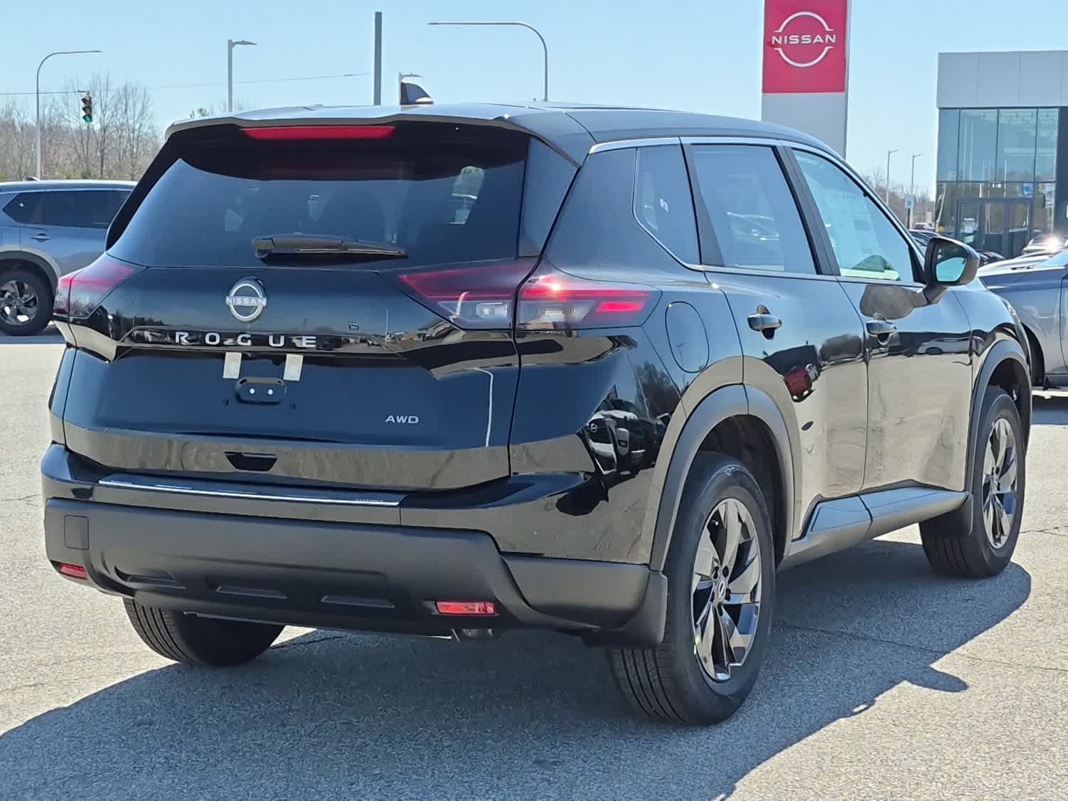 2026 Nissan Rogue SV - Super Black exterior view 3