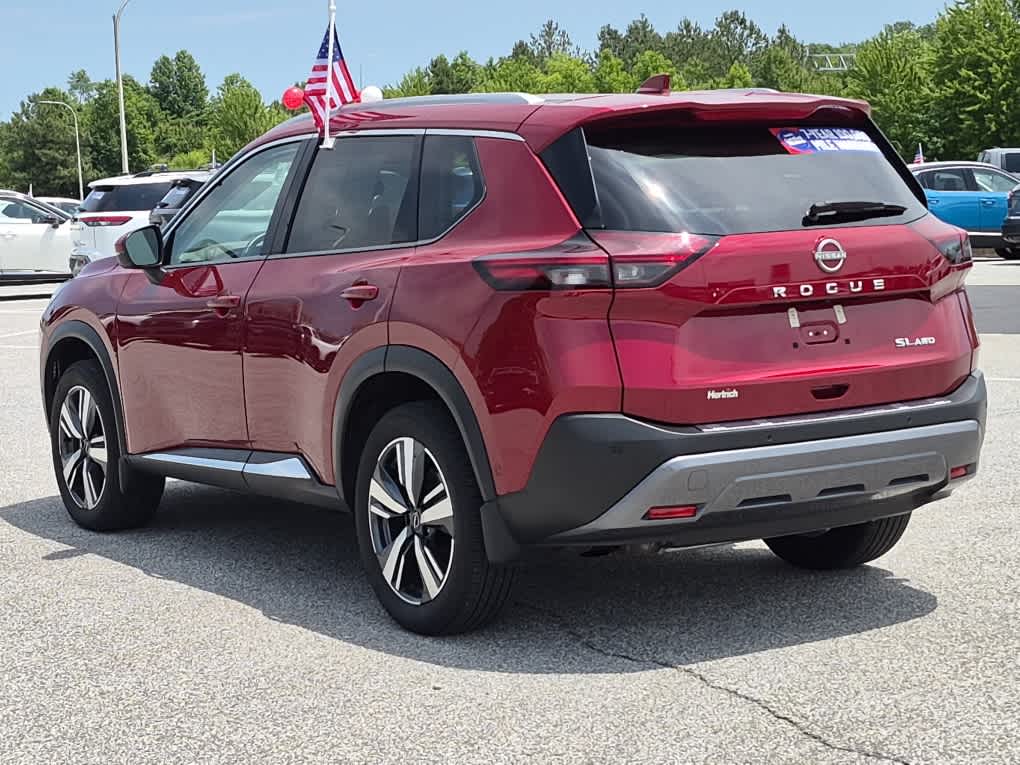 2023 Nissan Rogue SL - Scarlet Ember Tintcoat exterior view 4