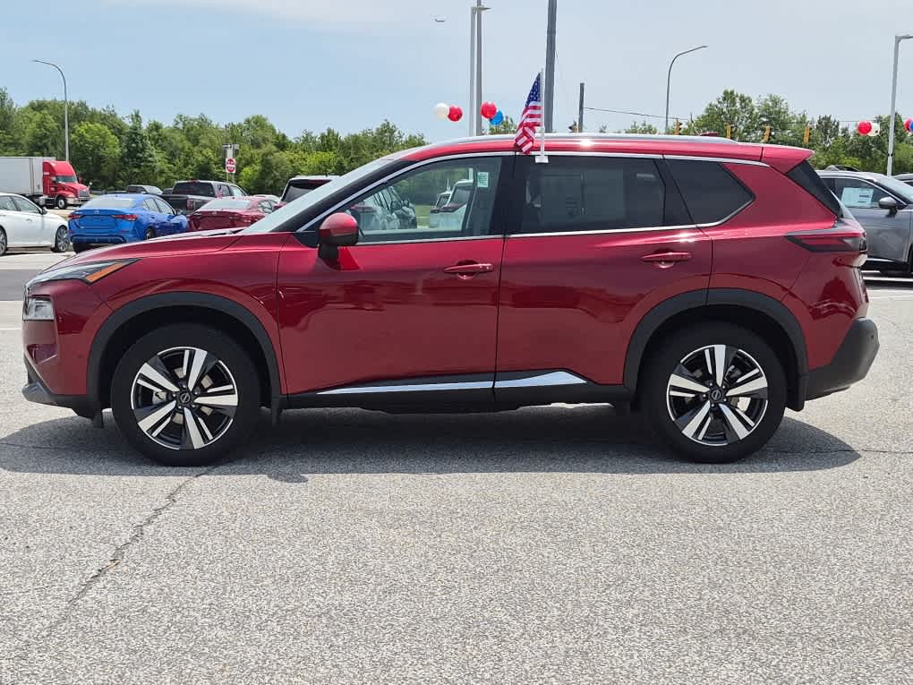 2023 Nissan Rogue SL - Scarlet Ember Tintcoat exterior view 5