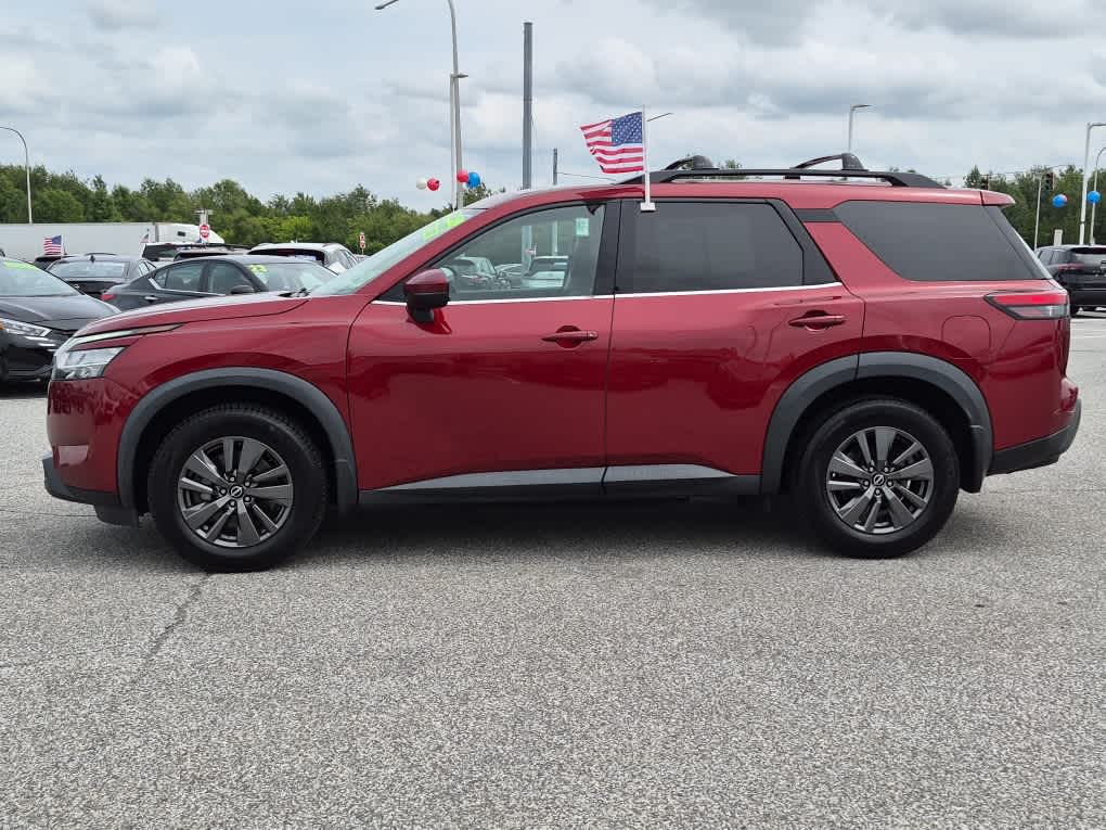 2022 Nissan Pathfinder SV - Scarlet Ember Tintcoat exterior view 5