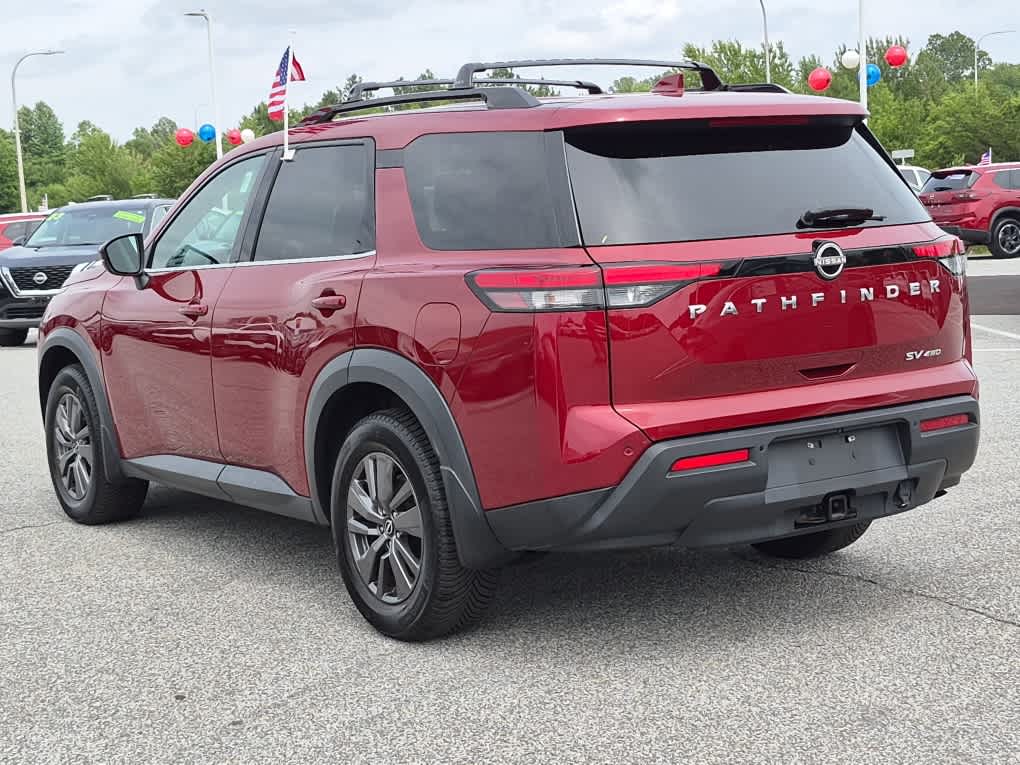 2022 Nissan Pathfinder SV - Scarlet Ember Tintcoat exterior view 4