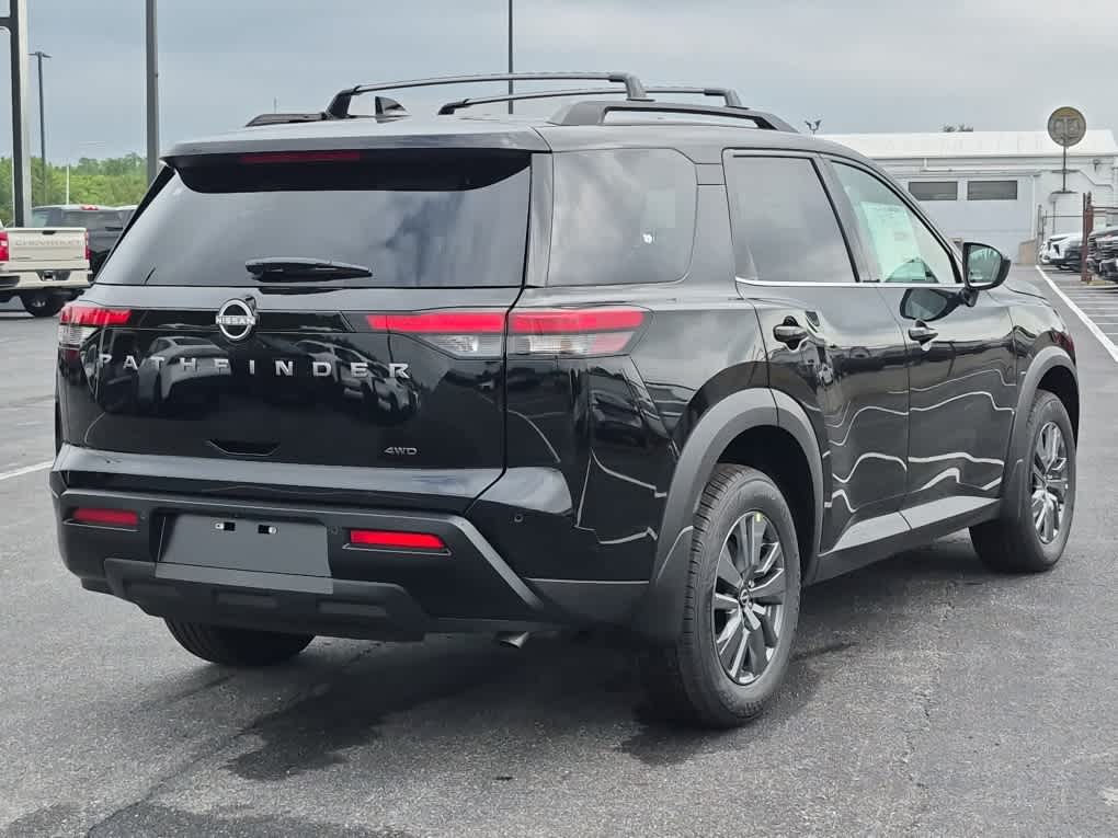 2026 Nissan Pathfinder SV - Super Black exterior view 3