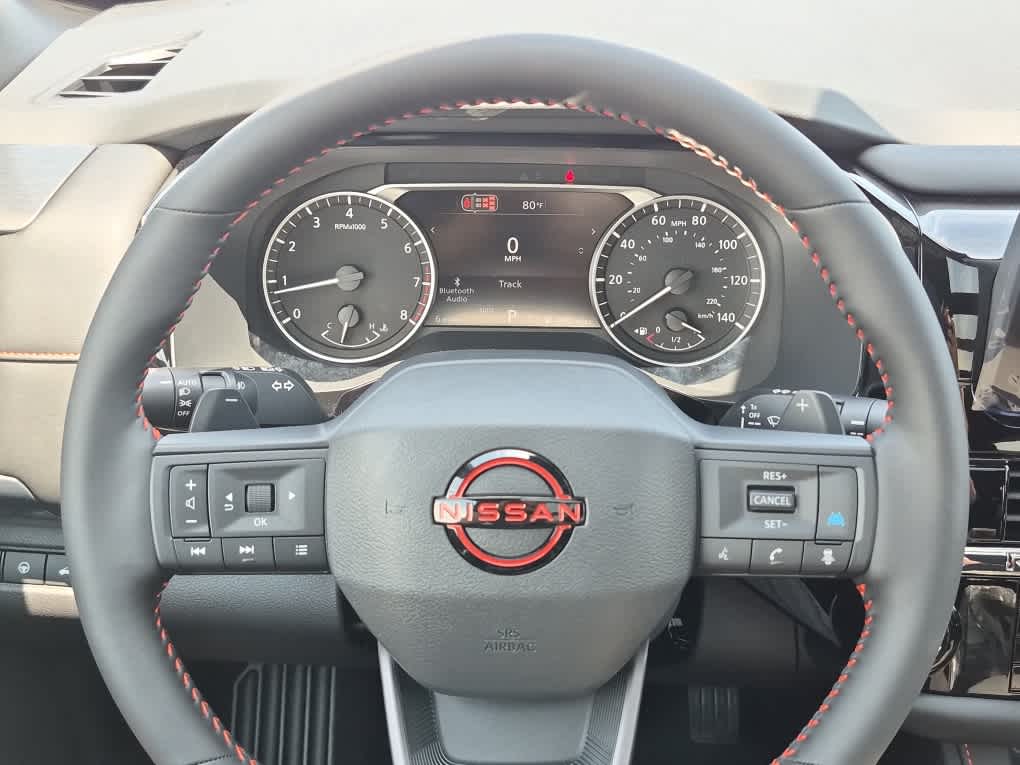 2026 Nissan Pathfinder Rock Creek - Everest White Pearl Tricoat exterior view 18