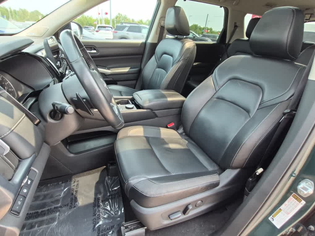 2023 Nissan Pathfinder SL - Obsidian Green Pearl/Super Black exterior view 12