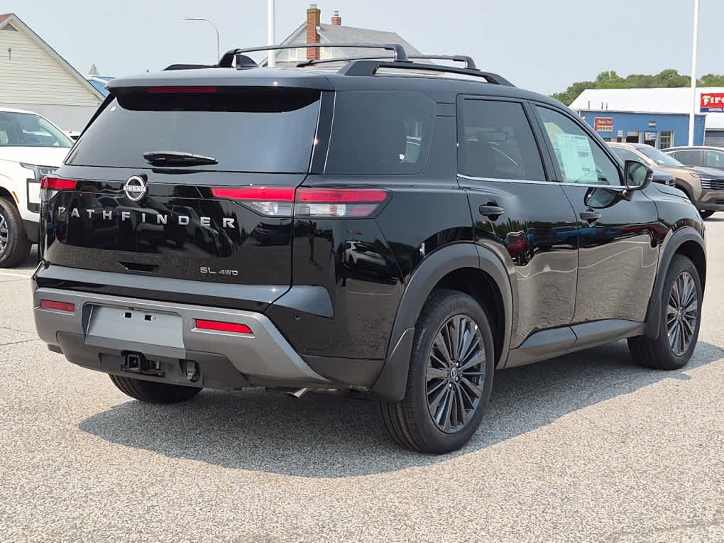 2026 Nissan Pathfinder SL - Super Black exterior view 3