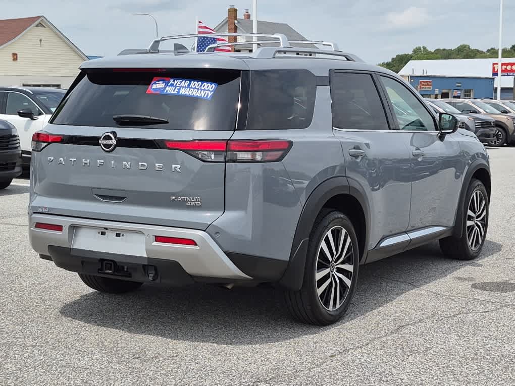 2024 Nissan Pathfinder Platinum - Boulder Gray Pearl exterior view 3