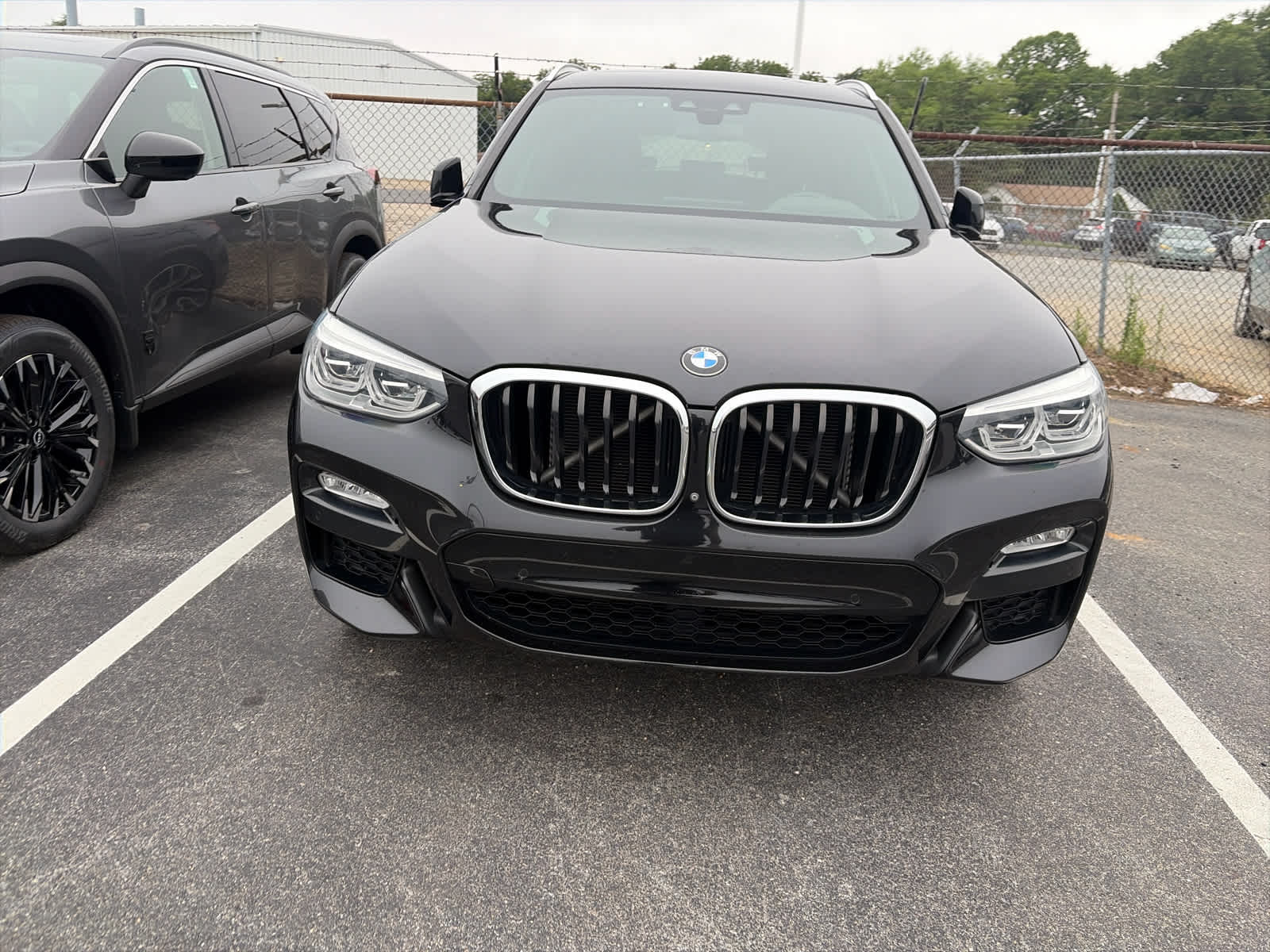 2019 BMW X3 sDrive30i sDrive30i - Black Sapphire Metallic exterior view 2