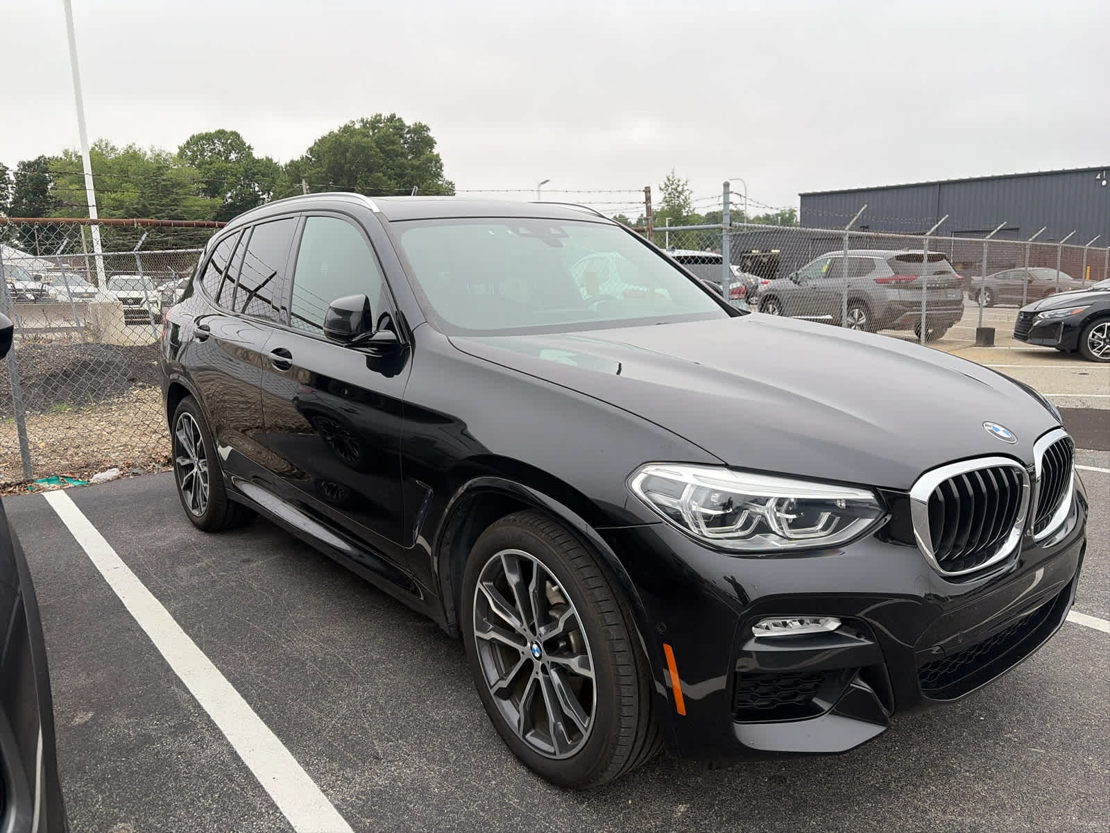 2019 BMW X3 sDrive30i sDrive30i - Black Sapphire Metallic exterior view 3