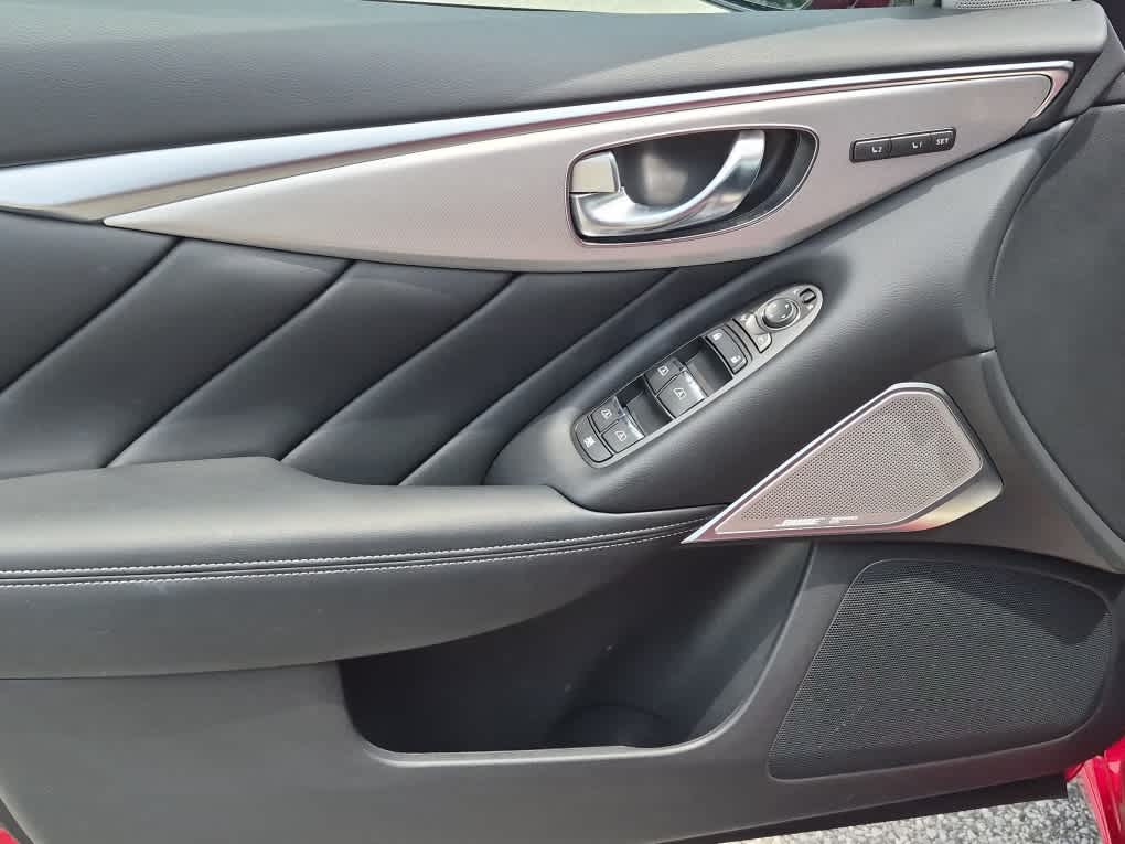 2023 INFINITI Q50 LUXE - Dynamic Sunstone Red exterior view 9