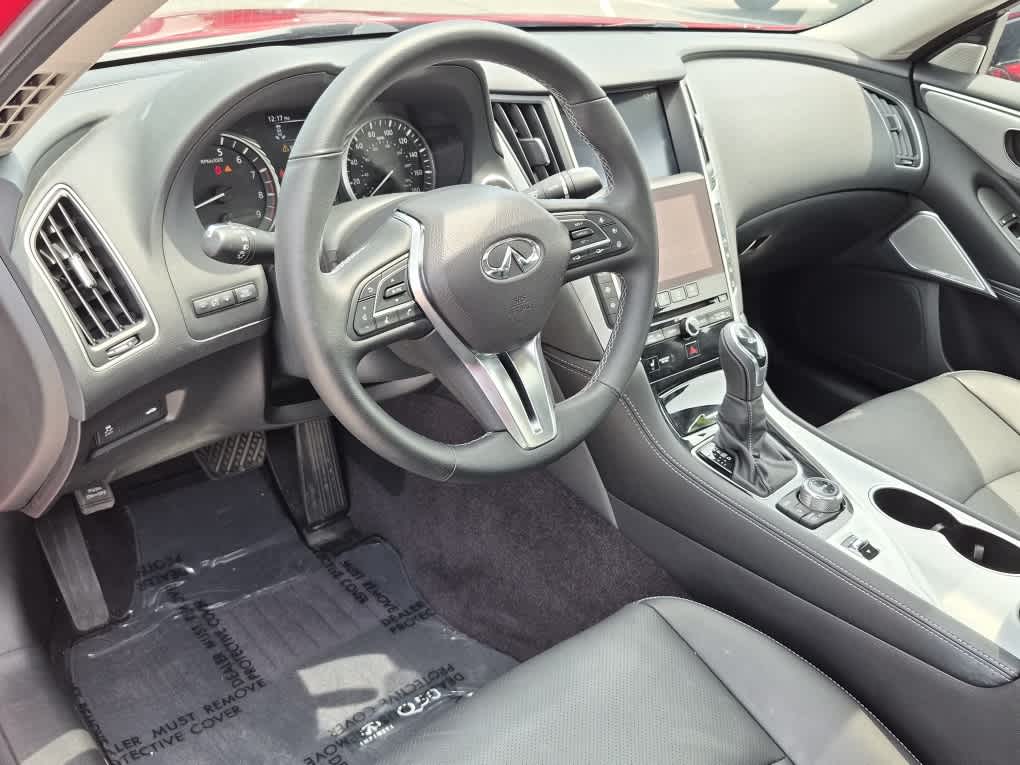 2023 INFINITI Q50 LUXE - Dynamic Sunstone Red exterior view 11