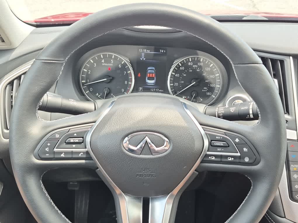 2023 INFINITI Q50 LUXE - Dynamic Sunstone Red exterior view 16