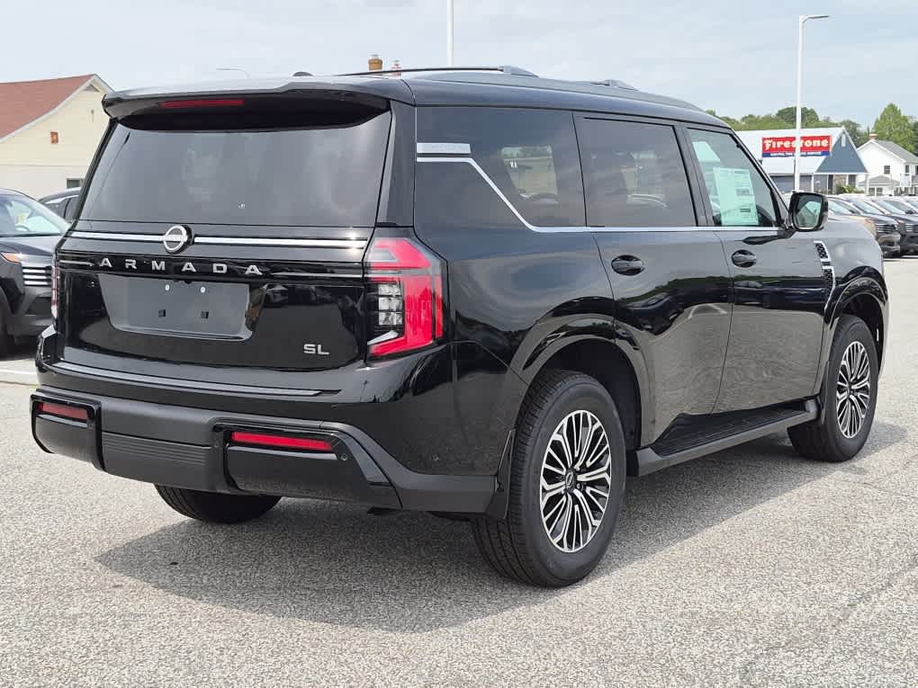 2026 Nissan Armada SL - Super Black exterior view 3