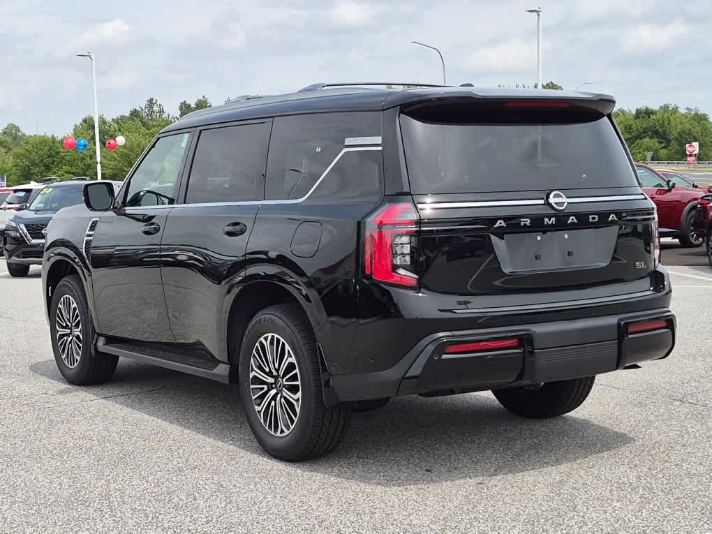 2026 Nissan Armada SL - Super Black exterior view 4