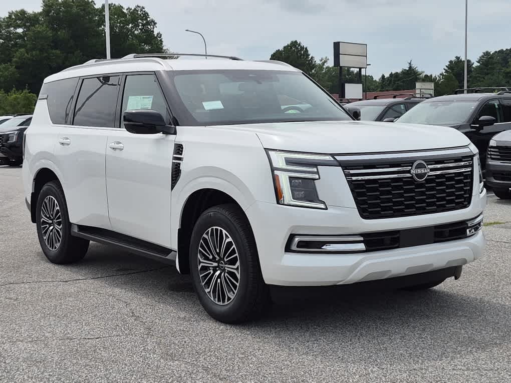 2026 Nissan Armada SL - Aspen White Tricoat exterior view 2
